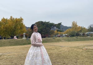 Photo of me in Korean traditional gown