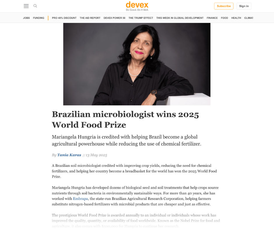 World Food Prize X post